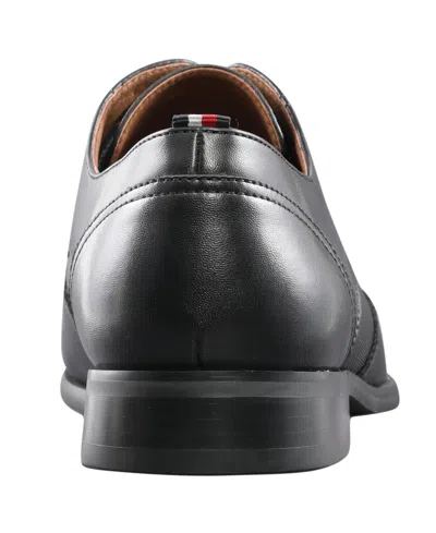 Tommy Hilfiger Men's Sagent Wingtip Dress Oxfords In Black