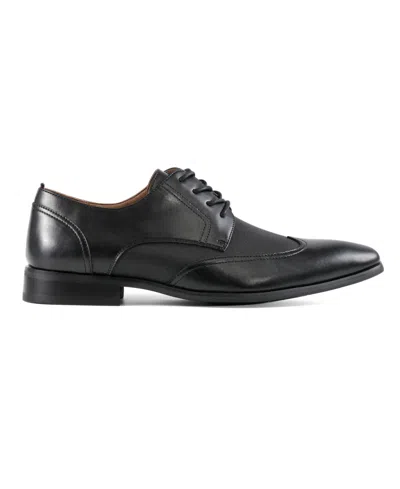 Tommy Hilfiger Men's Sagent Wingtip Dress Oxfords In Black