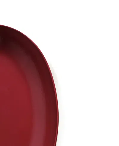 Year & Day Oval Low Serving Bowl In Plum
