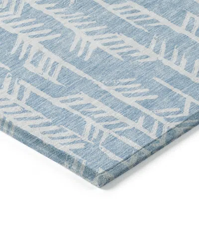 Addison Chantille Machine Washable Acn906 9'x12' Area Rug In Mist