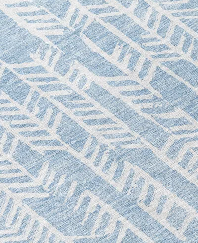 Addison Chantille Machine Washable Acn906 9'x12' Area Rug In Mist