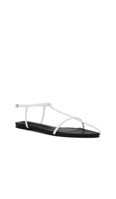 Tony Bianco Noho White Nappa Flats