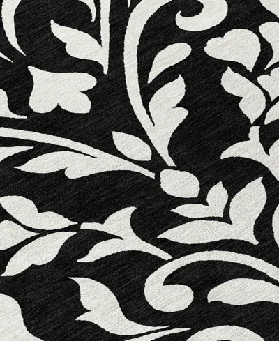 Addison Chantille Machine Washable Acn875 9'x12' Area Rug In Black