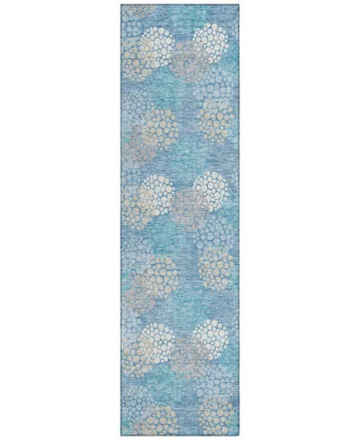 Addison Chantille Machine Washable Acn908 2'3"x7'6" Runner Area Rug In Mist