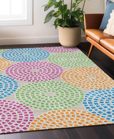 Addison Chantille Machine Washable Acn882 9'x12' Area Rug In Cream