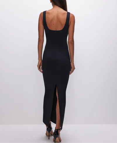 Good American Scuba Modern Mini Dress In Black