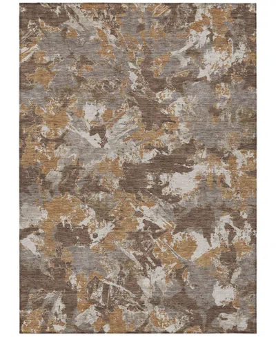 Addison Chantille Machine Washable Acn885 8'x10' Area Rug In Brown