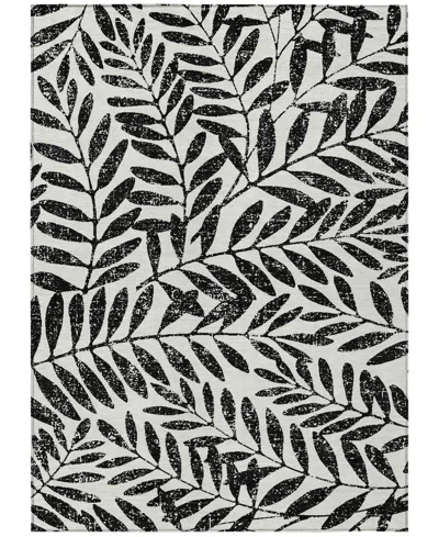 Addison Chantille Machine Washable Acn899 8'x10' Area Rug In Black