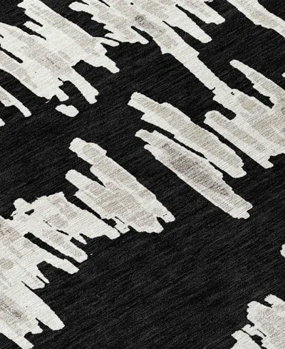 Addison Chantille Machine Washable Acn905 8'x10' Area Rug In Black