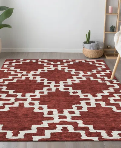 Addison Chantille Acn902 9'x12' Area Rug In Brick