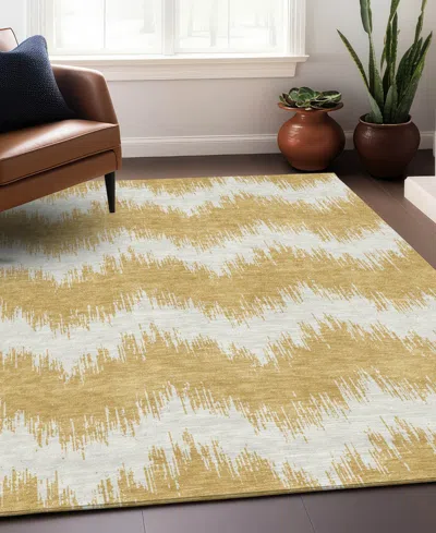 Addison Chantille Acn880 9'x12' Area Rug In Gold