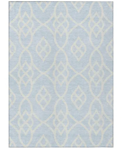 Addison Chantille Machine Washable Acn884 5'x7'6" Area Rug In Mist