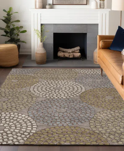 Addison Chantille Acn882 9'x12' Area Rug In Taupe