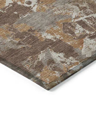 Addison Chantille Machine Washable Acn885 9'x12' Area Rug In Brown