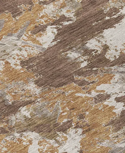 Addison Chantille Machine Washable Acn885 9'x12' Area Rug In Brown