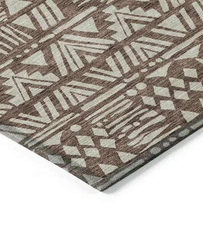 Addison Chantille Machine Washable Acn907 8'x10' Area Rug In Brown