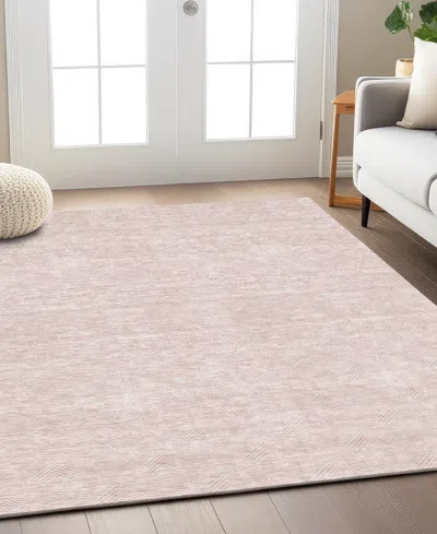 Addison Chantille Acn910 9'x12' Area Rug In Pink
