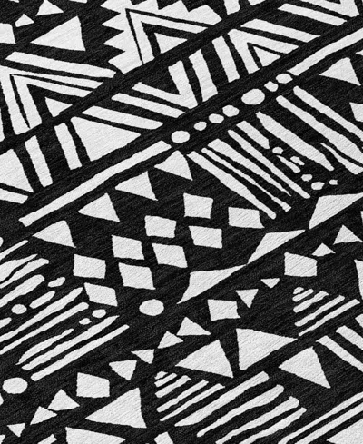 Addison Chantille Machine Washable Acn907 3'x5' Area Rug In Black