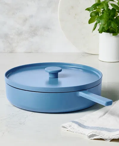 The Cellar Enameled Cast Iron 3.5-qt Braiser, Exclusively At Macy's In Blue