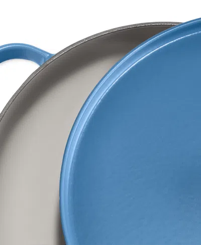 The Cellar Enameled Cast Iron 3.5-qt Braiser, Exclusively At Macy's In Blue