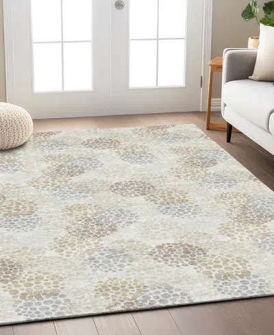 Addison Chantille Machine Washable Acn908 3'x5' Area Rug In Ivory