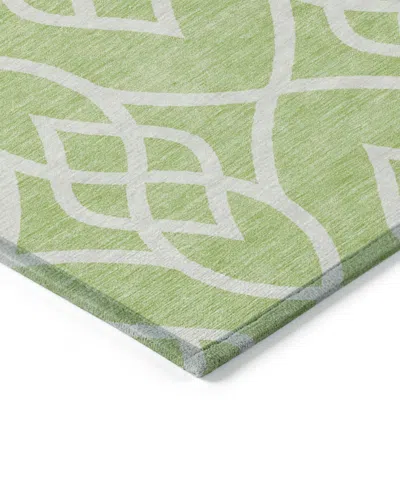 Addison Chantille Machine Washable Acn884 5'x7'6" Area Rug In Sage