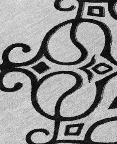 Addison Chantille Machine Washable Acn874 5'x7'6" Area Rug In Gray