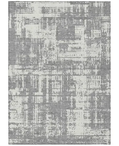Addison Chantille Machine Washable Acn895 8'x10' Area Rug In Gray