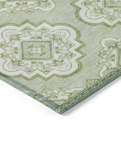 Addison Chantille Machine Washable Acn878 9'x12' Area Rug In Sage