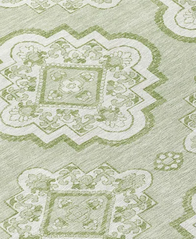 Addison Chantille Machine Washable Acn878 9'x12' Area Rug In Sage