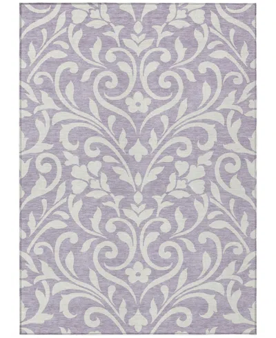Addison Chantille Machine Washable Acn875 2'6"x3'10" Area Rug In Lavender