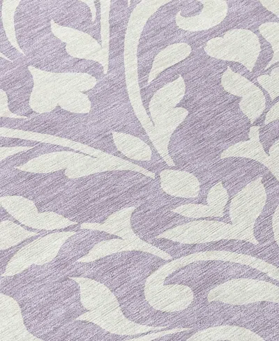 Addison Chantille Machine Washable Acn875 2'6"x3'10" Area Rug In Lavender