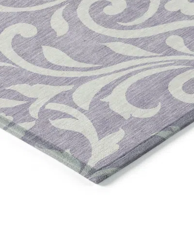 Addison Chantille Machine Washable Acn875 2'6"x3'10" Area Rug In Lavender