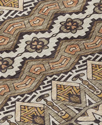 Addison Chantille Machine Washable Acn909 8'x10' Area Rug In Taupe