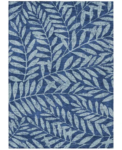 Addison Chantille Machine Washable Acn899 8'x10' Area Rug In Navy