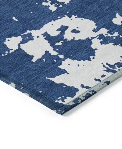 Addison Chantille Machine Washable Acn897 8'x10' Area Rug In Navy