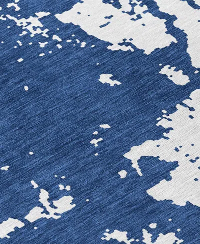 Addison Chantille Machine Washable Acn897 8'x10' Area Rug In Navy