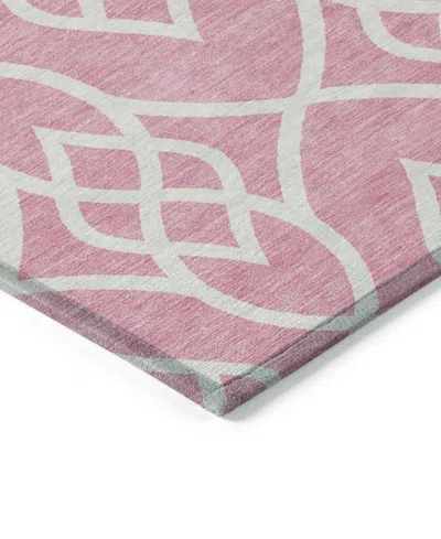 Addison Chantille Machine Washable Acn884 2'6"x3'10" Area Rug In Pink