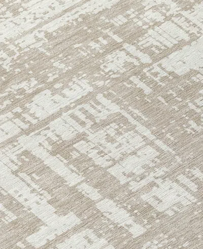 Addison Chantille Machine Washable Acn895 2'3"x7'6" Runner Area Rug In Taupe