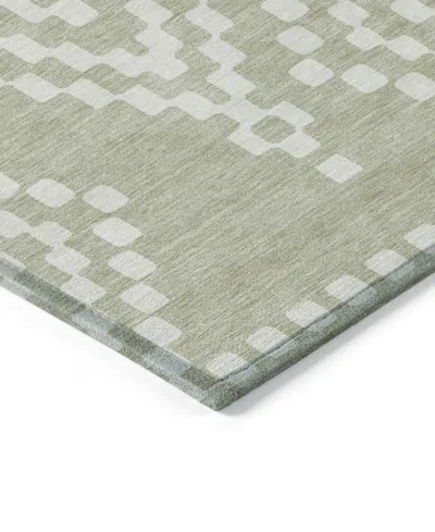 Addison Chantille Machine Washable Acn891 9'x12' Area Rug In Sage