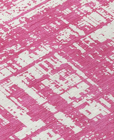 Addison Chantille Machine Washable Acn895 5'x7'6" Area Rug In Rose