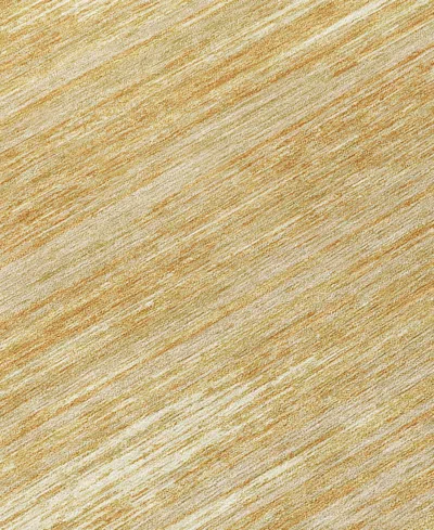 Addison Chantille Machine Washable Acn896 5'x7'6" Area Rug In Gold