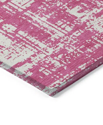 Addison Chantille Machine Washable Acn895 5'x7'6" Area Rug In Rose
