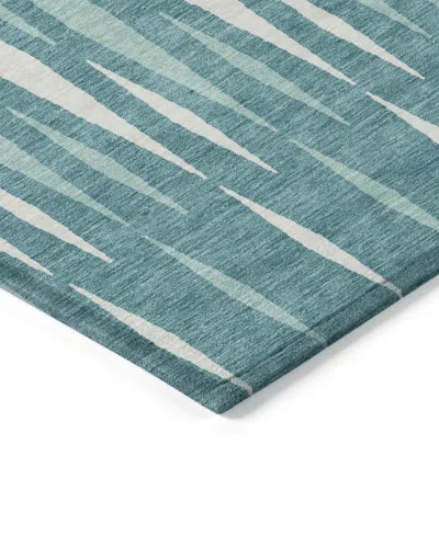 Addison Chantille Machine Washable Acn881 8'x10' Area Rug In Teal