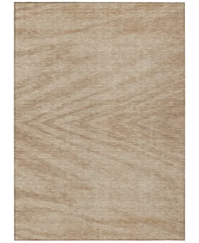 Addison Chantille Machine Washable Acn876 9'x12' Area Rug In Khaki