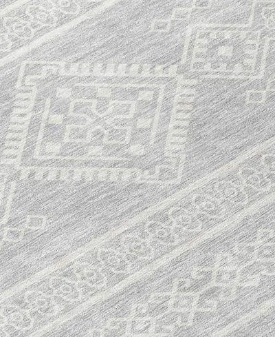 Addison Chantille Machine Washable Acn901 2'6"x3'10" Area Rug In Silver