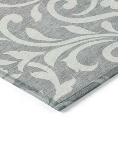Addison Chantille Machine Washable Acn875 8'x10' Area Rug In Gray