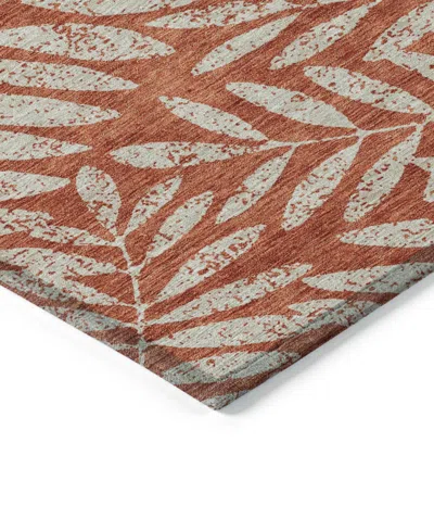 Addison Chantille Machine Washable Acn899 8'x10' Area Rug In Paprika