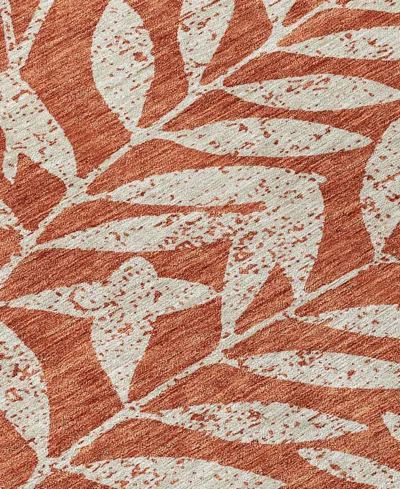 Addison Chantille Machine Washable Acn899 8'x10' Area Rug In Paprika