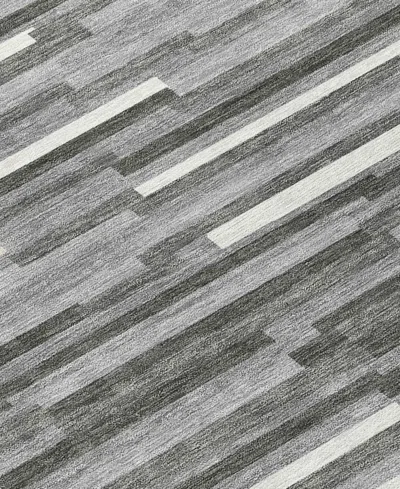 Addison Chantille Machine Washable Acn894 8'x10' Area Rug In Gray